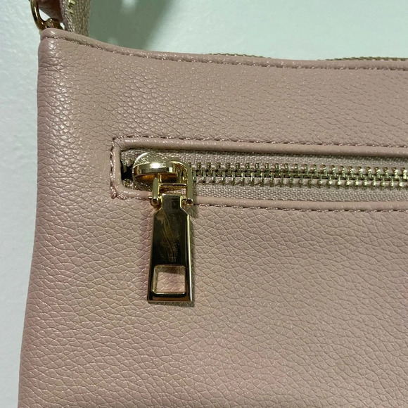 Isabelle Vegan Leather Pink Shoulder Bag - Picture 8 of 9